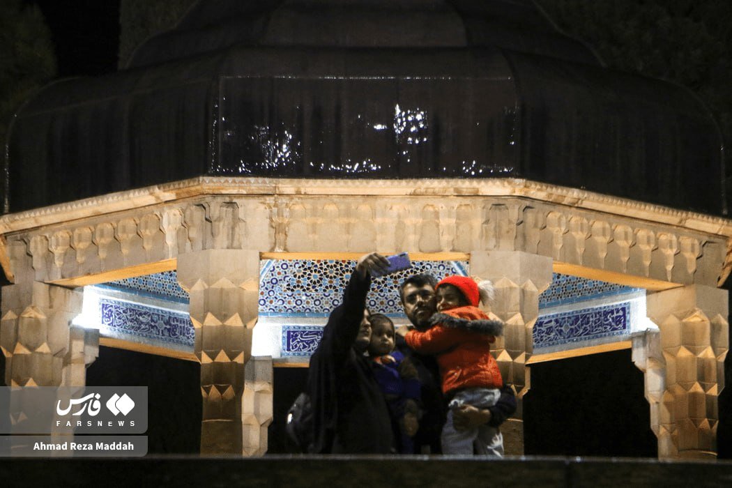 شب حافظیه در نخستین بارش باران پاییزی