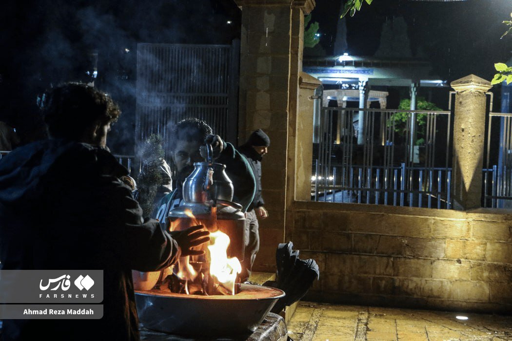 شب حافظیه در نخستین بارش باران پاییزی