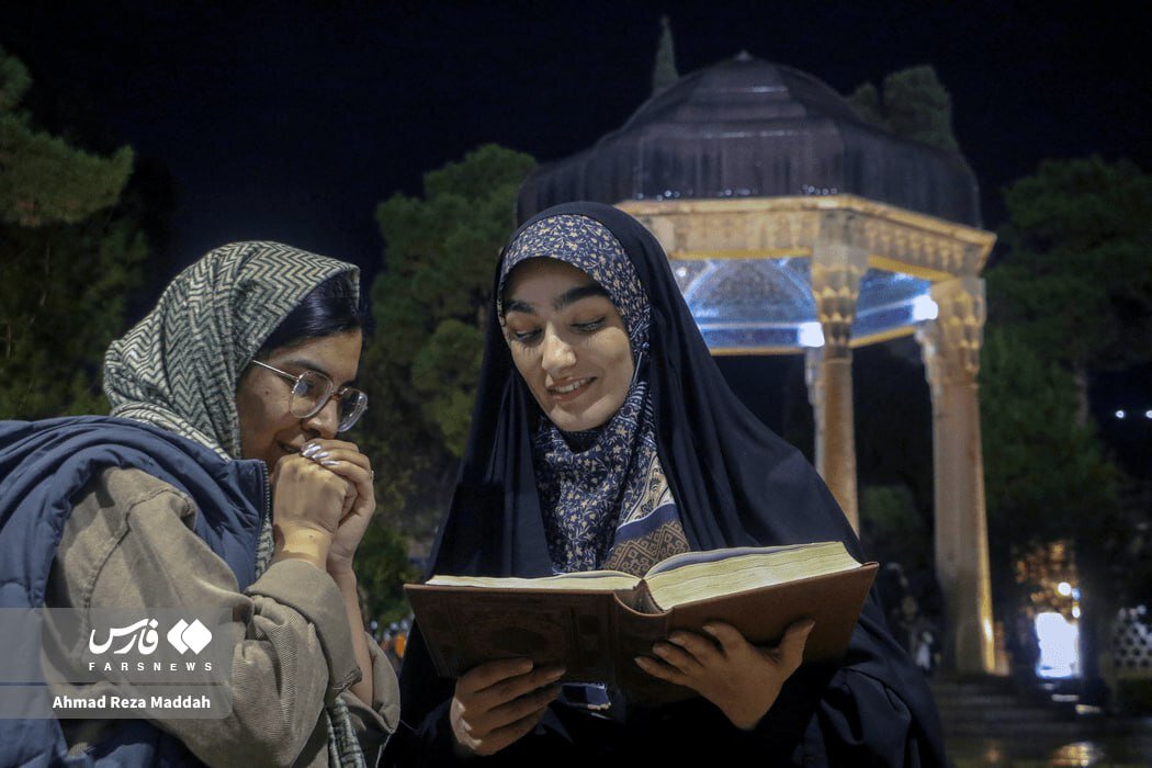 شب حافظیه در نخستین بارش باران پاییزی