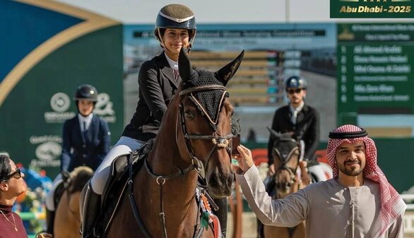 نایب‌ قهرمانی دختر سوارکار ایرانی در ابوظبی