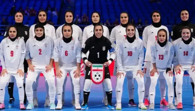 سقوط یک پلهای فوتسال زنان ایران