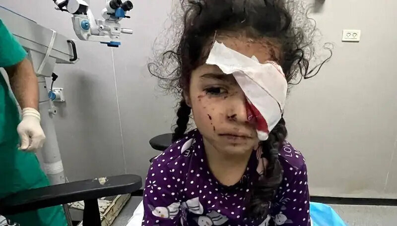 هزاران فلسطینی در صف نابینا شدند