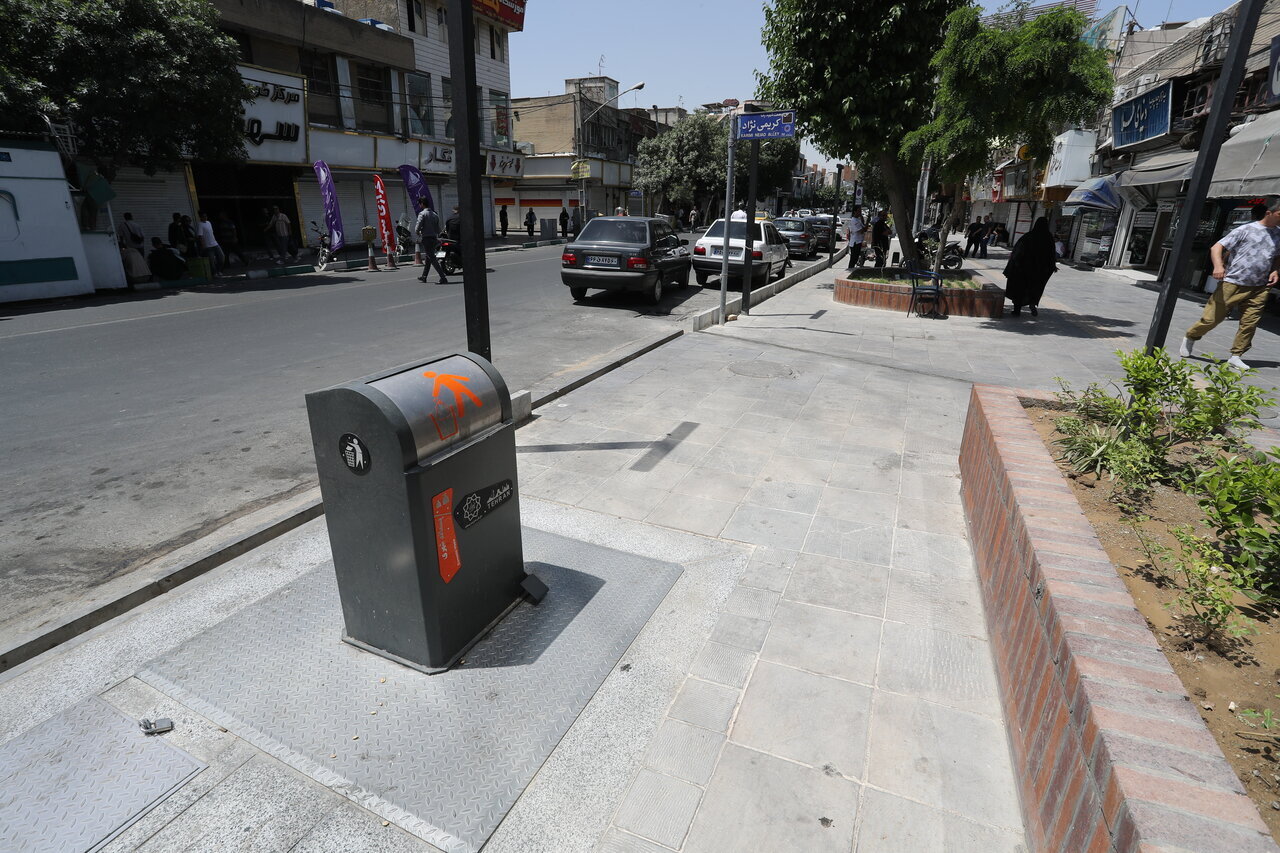 سطل زباله خبرساز در جنوب تهران