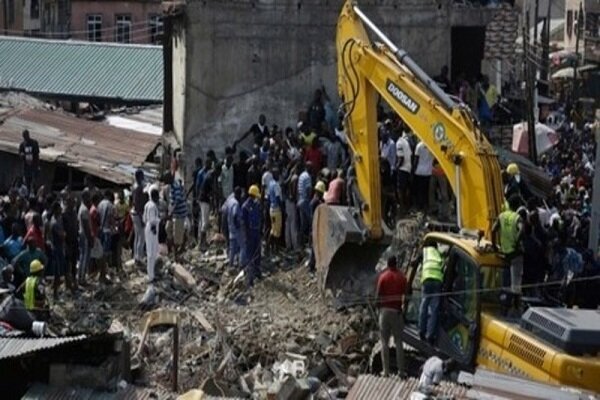 ریزش ساختمان چند طبقه معبد در دوربان آفریقای جنوبی