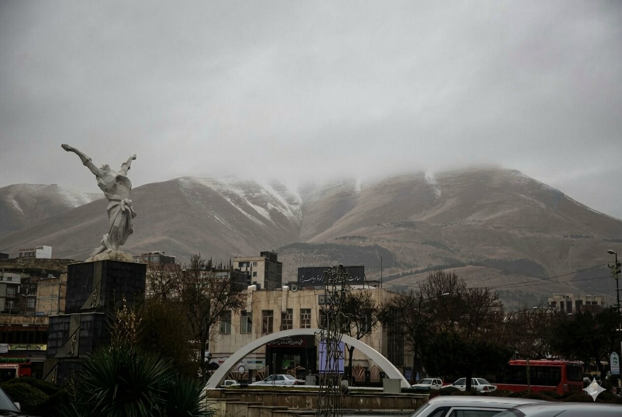 فعالیت سامانه بارشی از امروز تا صبح فردا در کردستان / برف در راه است