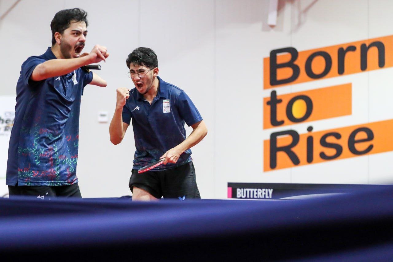 هتتریک طلای پاراتنیس روی میز با قهرمانی تیم دوبل پسران