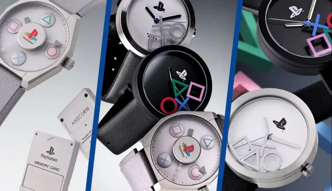 ساعتهای مچی پلی استیشن رونمایی شدند؛ مجموعه جذاب و خاطرهانگیز
