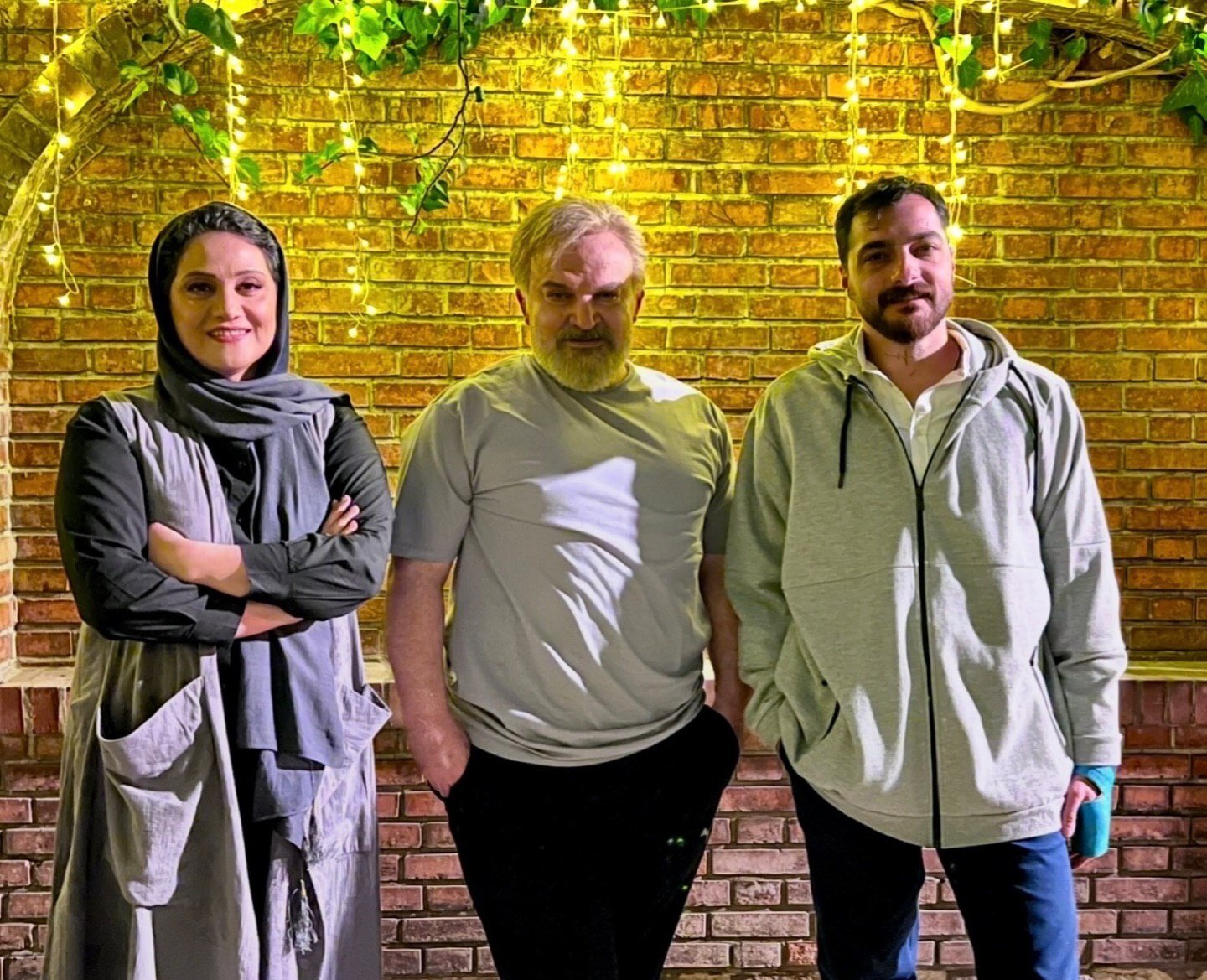 عکس صمیمی شبنم مقدمی با دو همکار محبوبش