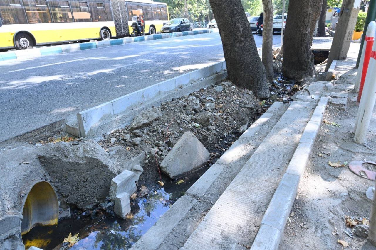 نفوذپذیری آب در معابر تهران افزایش مییابد