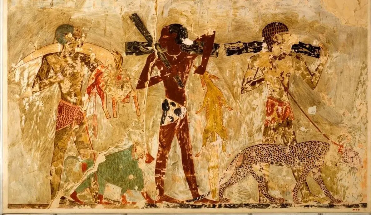 حیات وحش آفریقا در این مقبرۀ ۳۵۰۰ ساله به تصویر کشیده شده است | عکس