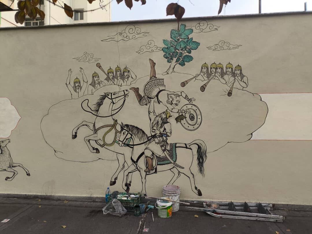 نقش قصه های شاهنامه رنگ نو گرفت+ تصاویر