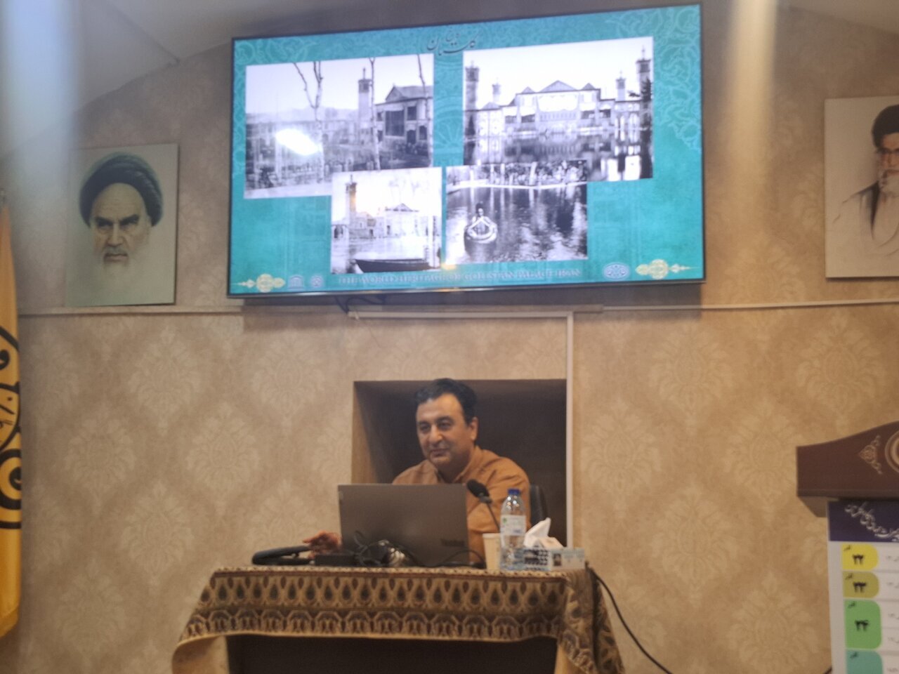 روزگاری کاخ گلستان دریاچه داشت | بهسازی محور نهر قنات مقابل عمارت بادگیر