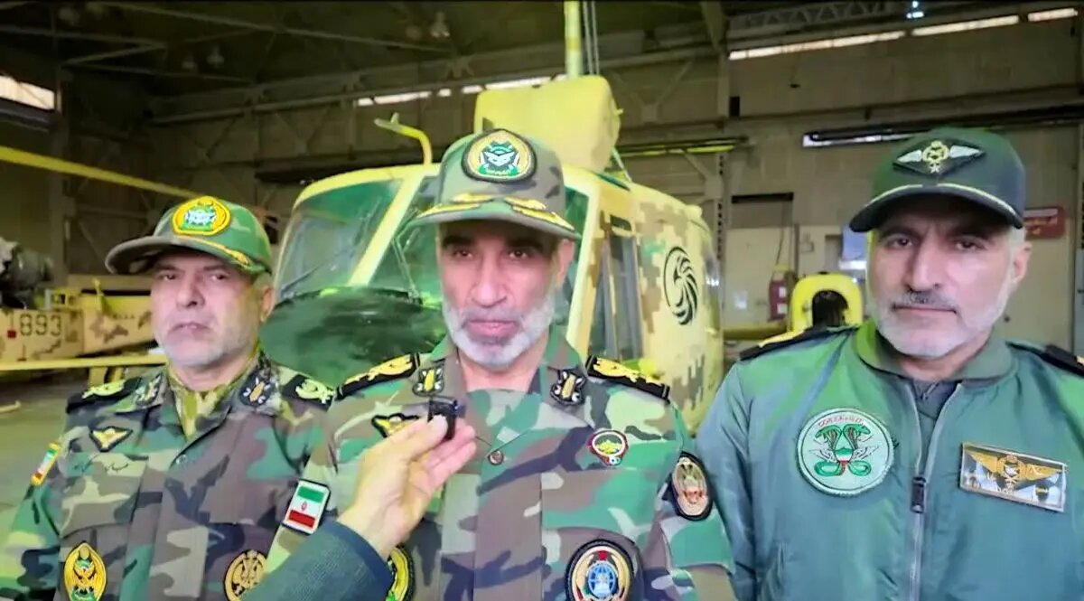 بازدید امیر سرتیپ جهانشاهی از پایگاه سوم رزمی هوانیروز کرمان