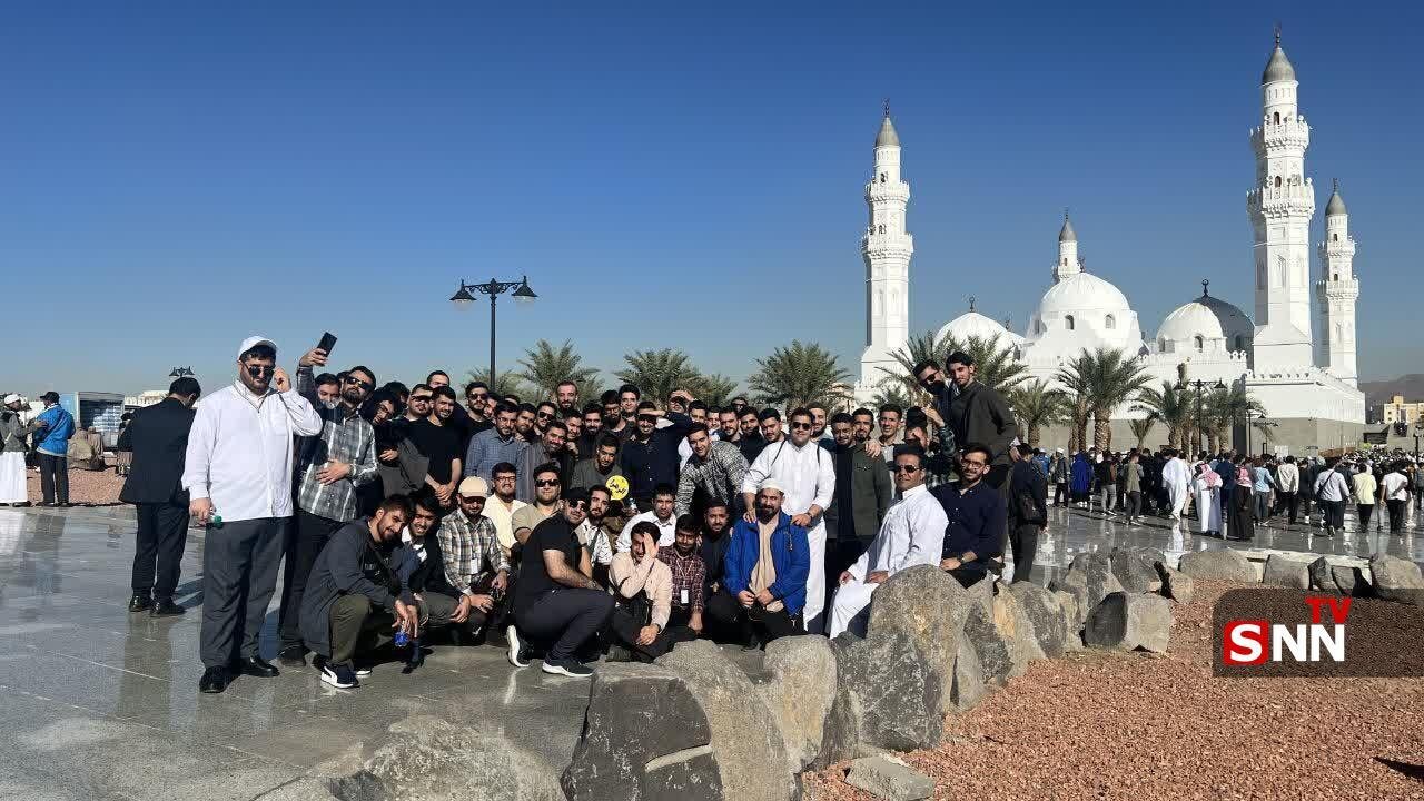 زیارت دوره کاروان زائران دانشجو در مدینه منوره+ تصاویر