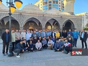زیارت دوره کاروان زائران دانشجو در مدینه منوره+ تصاویر