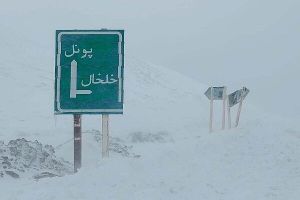 انسداد محور پونل_خلخال در پی کولاک شدید