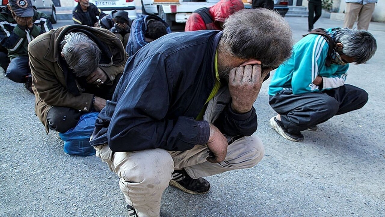 ۸۱۸ معتاد متجاهر جمع آوری و تحویل کمپ ترک اعتیاد شدند