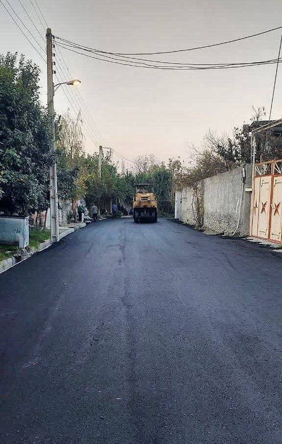 شادی کودکان روستاهای دشتی کلاته بندرگز از آسفالت کوچههای روستا