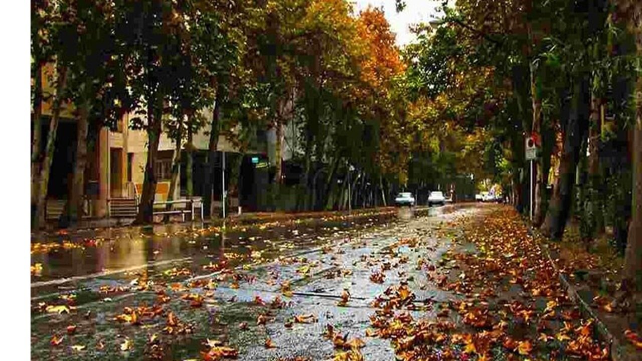 بارش ترنم باران در آسمان بابل + فیلم