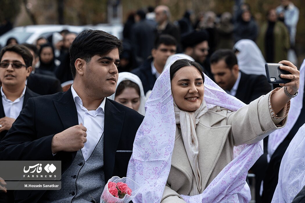 عکس/ مراسم ازدواج دانشجویی ۲۵۰ زوج دانشگاه تهران