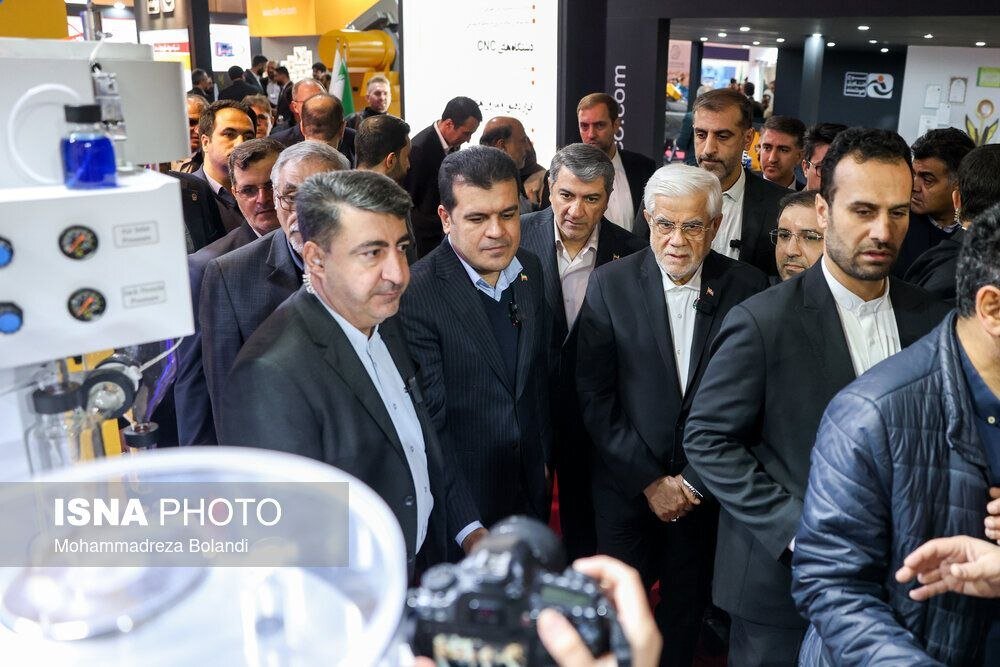 بازدید معاون اول رییس جمهور از نمایشگاه «ایران ساخت»
