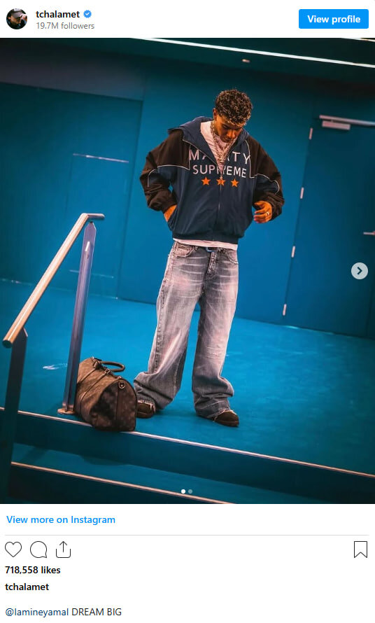 حمایت جالب سوپر استار هالیوود از یامال