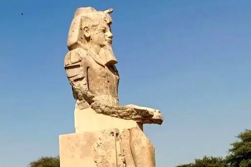 از تمثالهای عظیم فرعون مشهور رونمایی شد | ویدئو و عکس