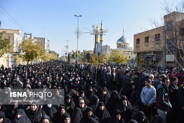 پیکر آیتالله شاهچراغی در سمنان تشییع شد
