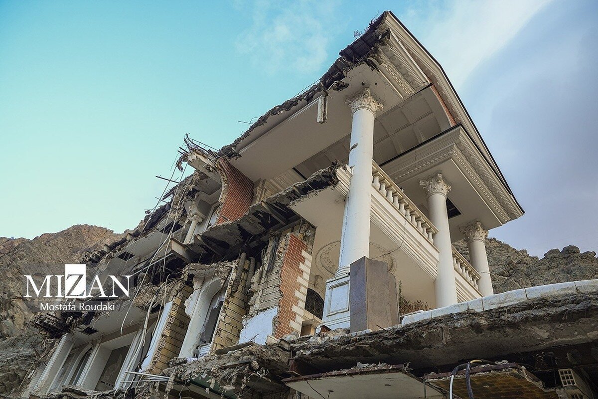 وضعیت ابر ویلای معروف جاده چالوس بعد از اجرای حکم تخریب بخش غیرمجاز