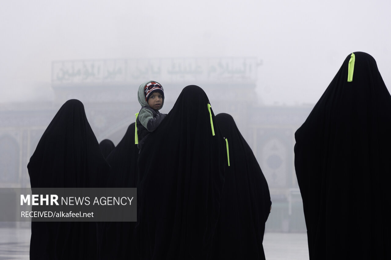 عکس/آسمان بارانی کربلا