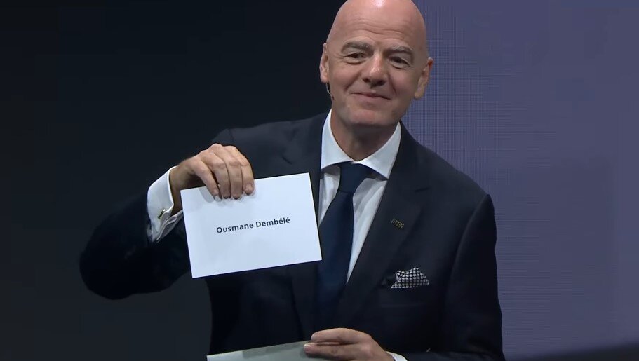 عثمان دمبله دبل کرد؛ بازیکن سال 2025 فیفا