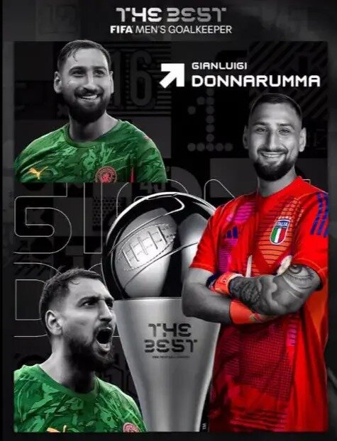 انتخاب قابل پیشبینی؛ دوناروما بهترین دروازهبان ۲۰۲۵