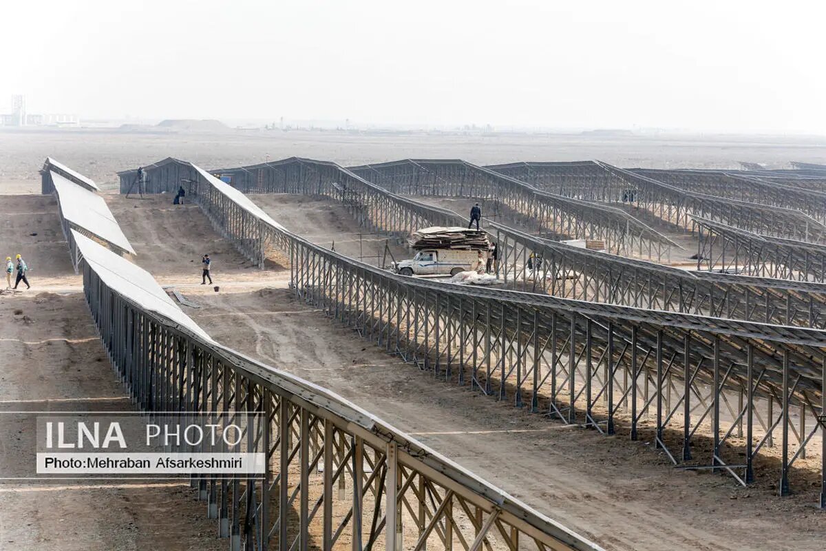گزارش تصویری/ نیروگاه ۶۳ مگاواتی شهرک صنعتی شمس آباد