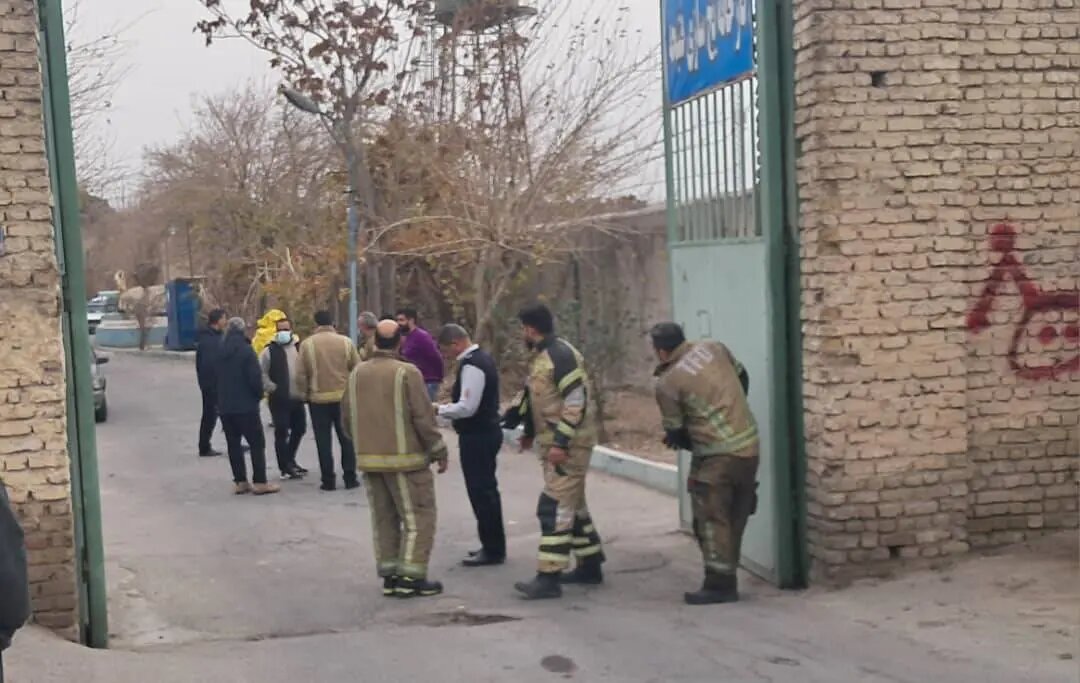 نشت گاز آمونیاک در کارخانهای در بزرگراه بعثت