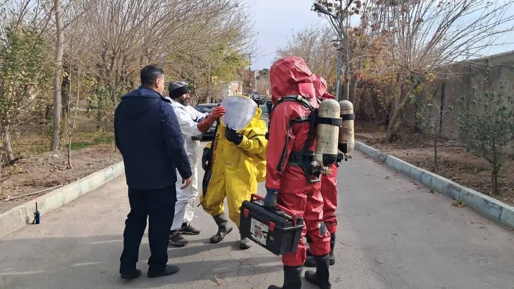 نشت گاز آمونیاک در کارخانهای در بزرگراه بعثت