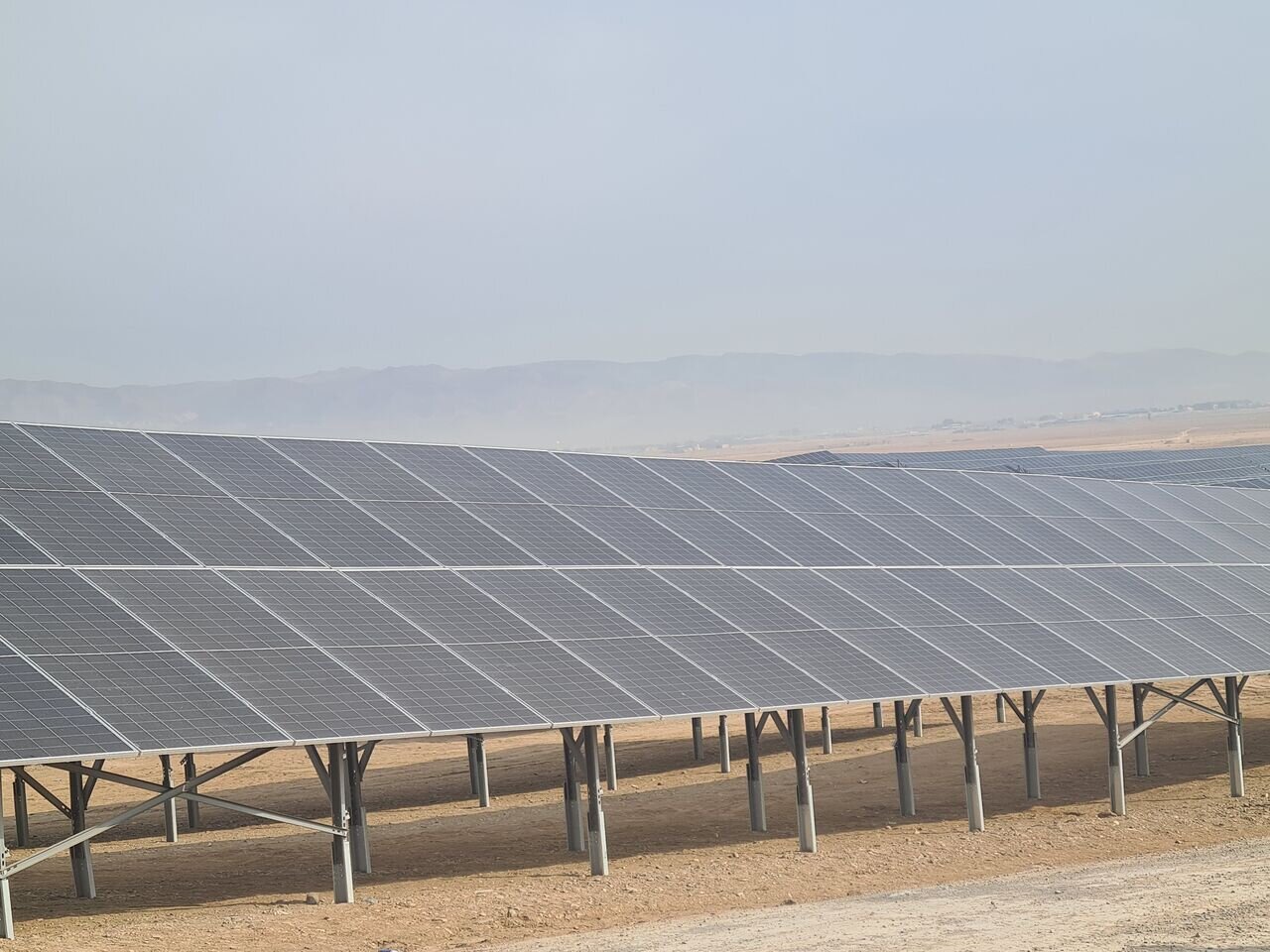 نیروگاه خورشیدی شهرک صنعتی شمس آباد به بهره برداری رسید