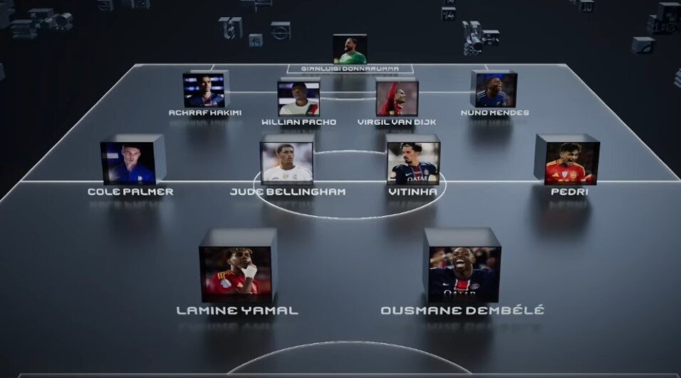 در مراسم بهترینهای سال فیفا چه گذشت؟ / دمبله بر بام فوتبال جهان ایستاد؛ غیبت امباپه در تیم منتخب سال!