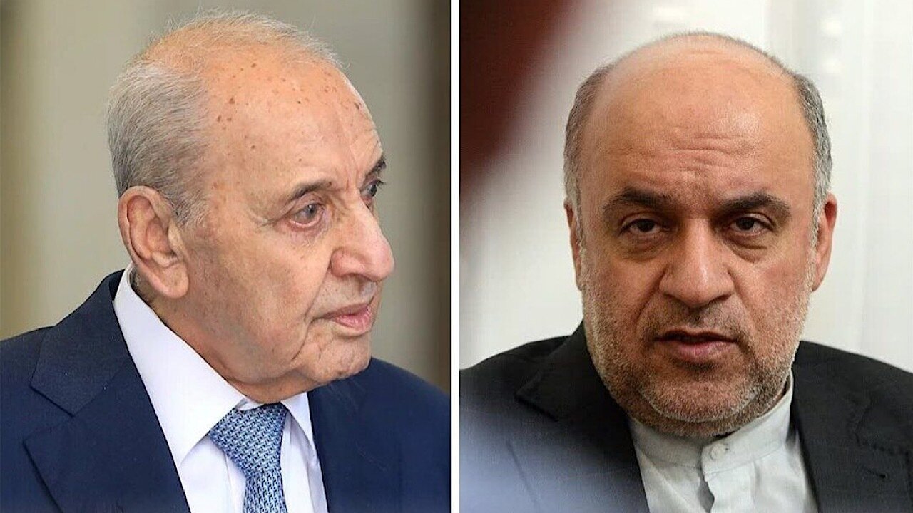 رایزنی نبیه بری و سفیر ایران درباره تحولات لبنان و منطقه