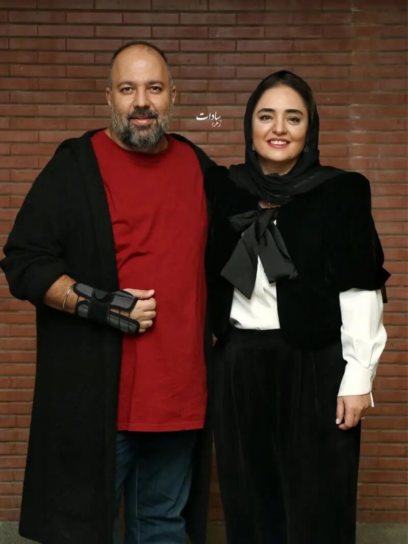 نرگس محمدی عشقش به علی اوجی رو اینجوری نشون داد!