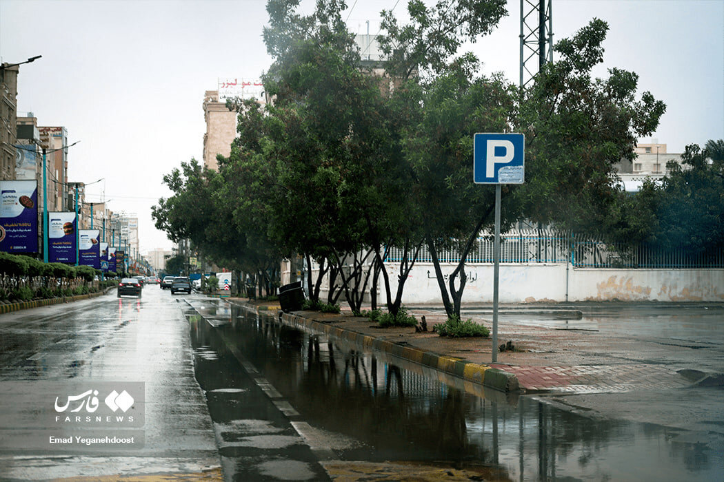 بندرعباس با باران جان گرفت!