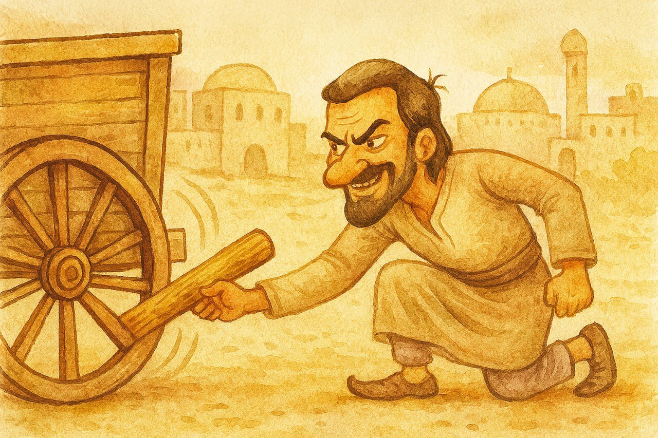چه ضرب‌المثلی پشت این تصویر مخفی شده؟ 