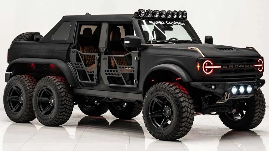 فورد برانکو 6x6، هیولای شش چرخ ۱۵۰ هزار دلاری!