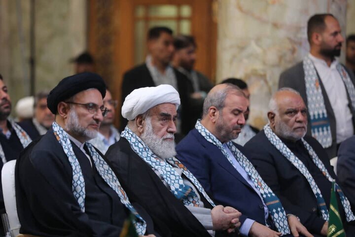 صحن حضرت زهرا(س) در نجف رسماً افتتاح شد + عکس