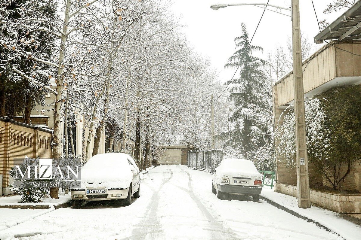 بارش برف و باران در اکثر نقاط کشور