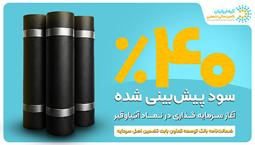 فرصت جدید سرمایهگذاری با ۴۰ ٪ سود پیشبینیشده و تضمین اصل سرمایه توسط ضمانتنامه بانک توسعه تعاون