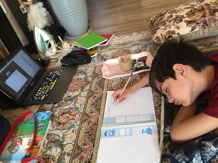 سیاهوسفید مشقهای مجازی دانشآموزان فارس