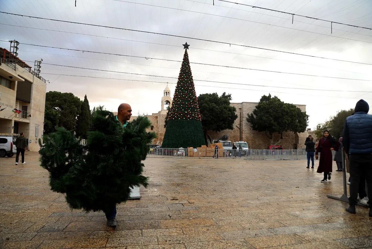 درخت مقاومت در جشن میلاد مسیح (ع)