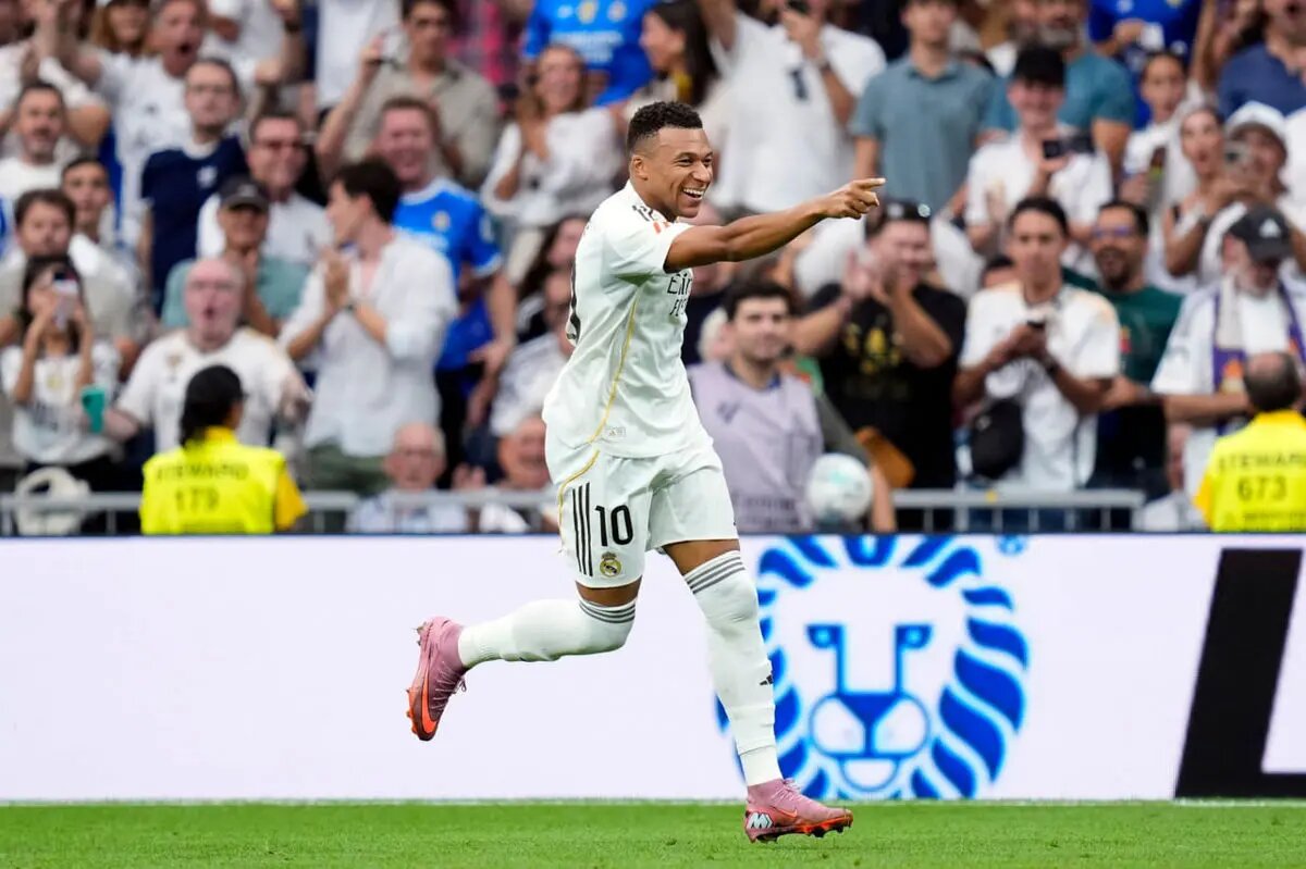 ویدیو: گل اول رئال مادرید به تالاورا توسط امباپه