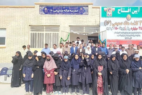 لکزایی: مدرسه ۳ کلاسه هاله صمیمی ۱۶ در روستای تیسکوپان افتتاح شد
