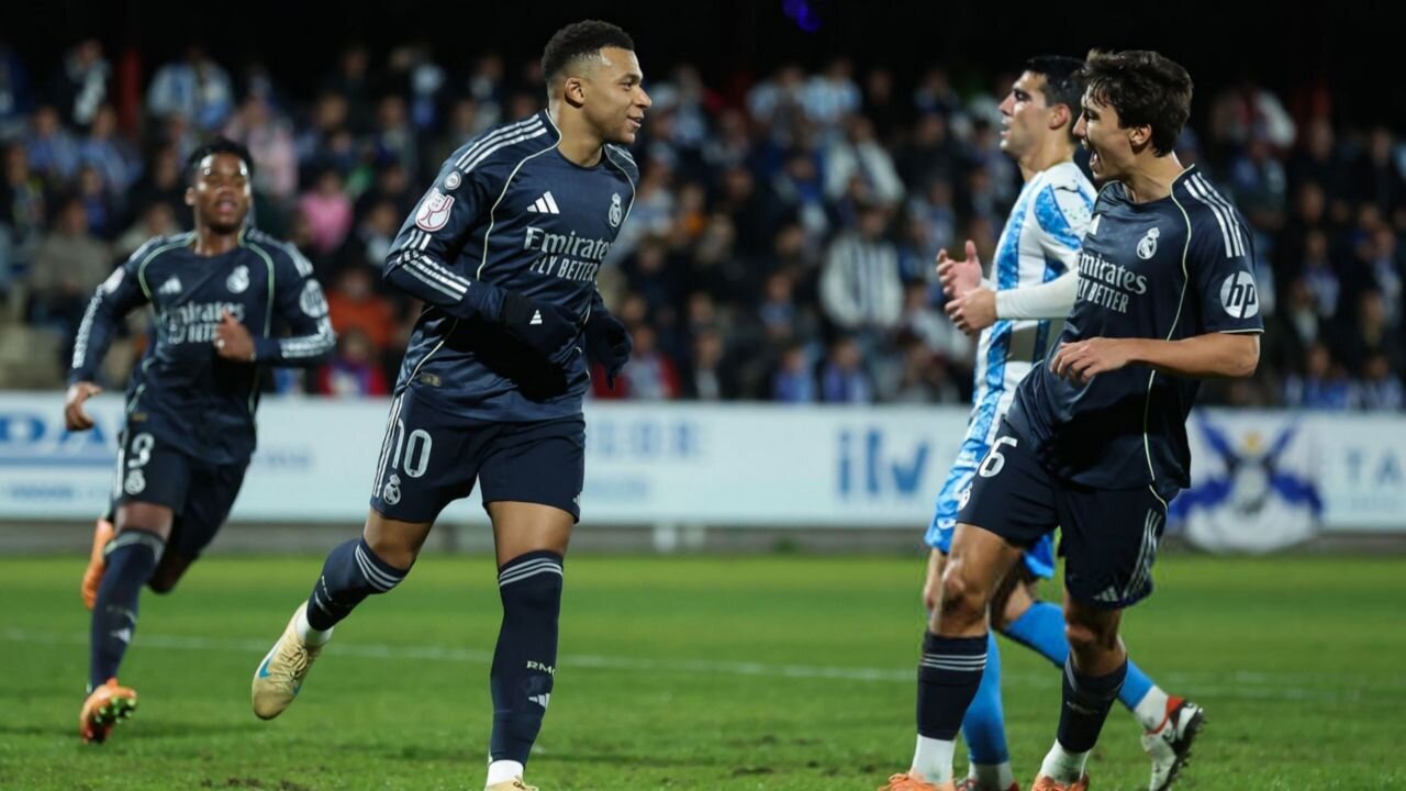 تالاورا ۲ - ۳ رئال مادرید/ عبور پراضطراب از حریف دسته چهارمی با درخشش امباپه + فیلم